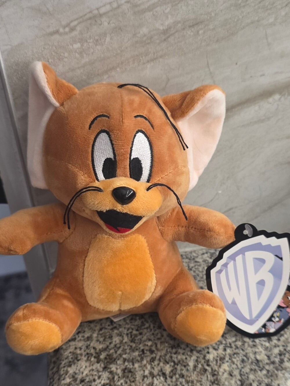 Warner Bros. Orange Jerry Mouse Plush Stuffed Animal